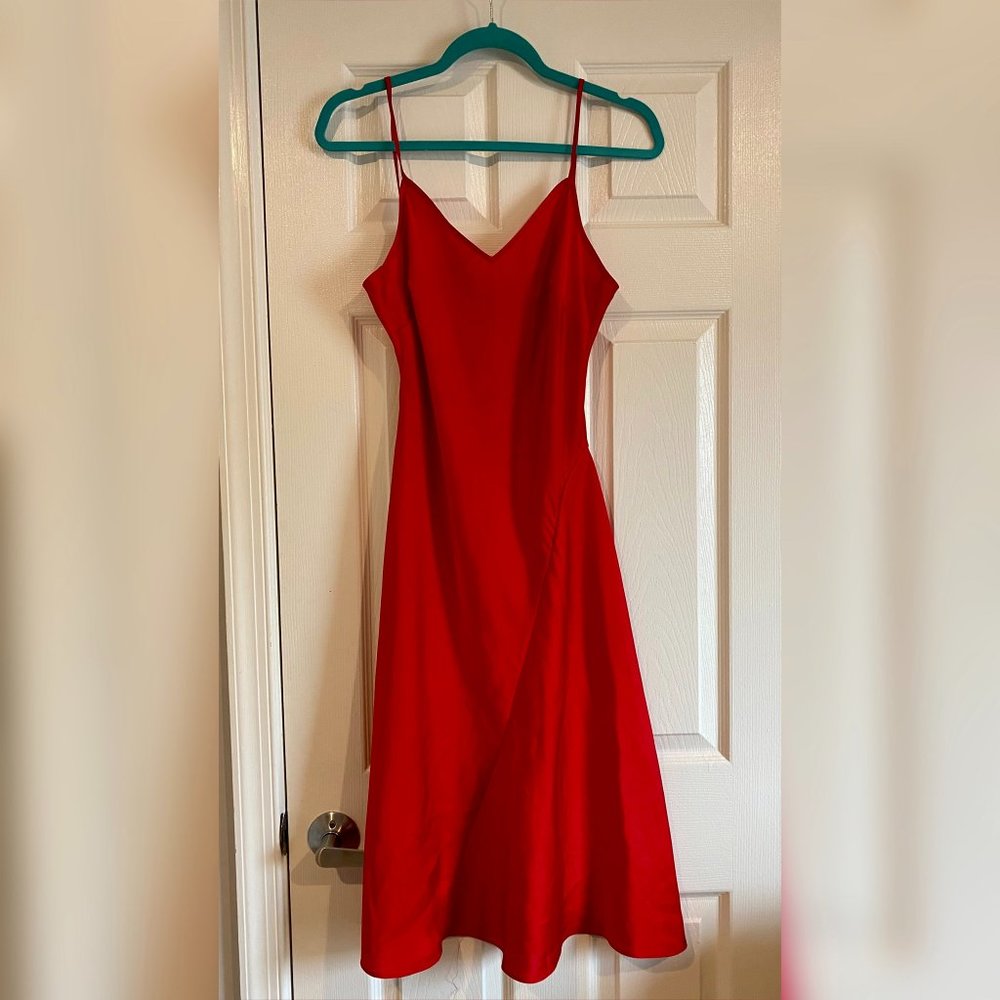 Red Express slip dress (size S)